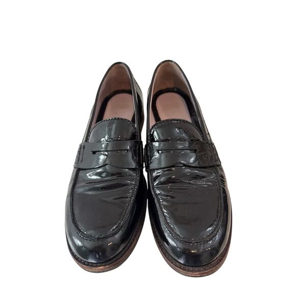 Johnston and Murphy Gwynn Black Patent Penny Loafers, 8 - Picture 2 of 10
